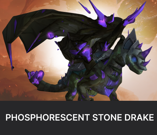 Phosphorescent Stone Drake Mount